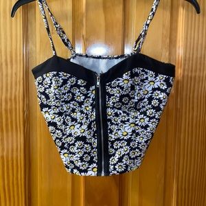 Daisy crop top